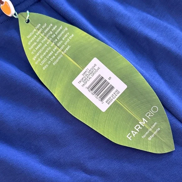 Farm Rio Tropical Groove Flare Leg Track Pants Sweatpants - Picture 2 of 16